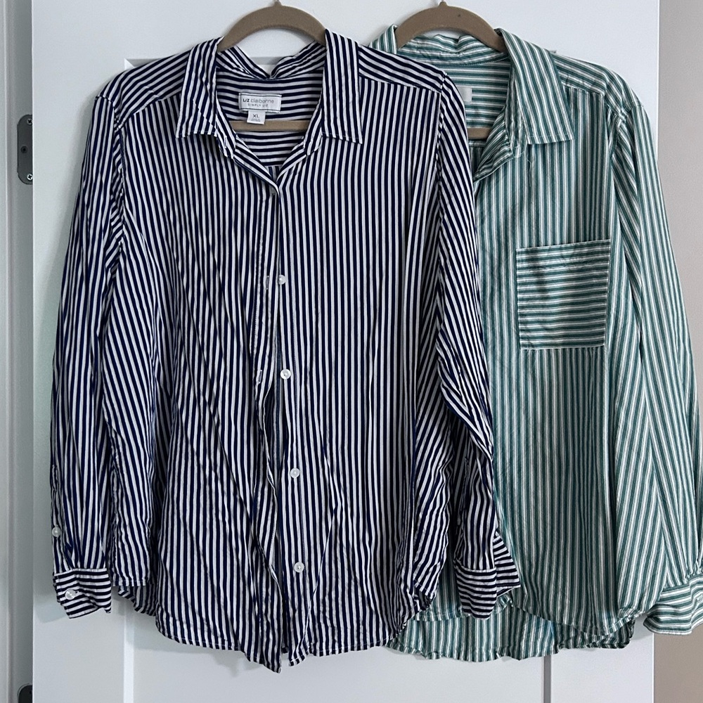 Bundle of two women’s button down shirts